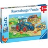 Ravensburger Dėlionė 2x12 vnt. - Sunkus darbas