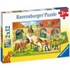 Dėlionė Ravensburger – laimingos dienos žirgyne 2x12p – 05178