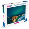 Ravensburger Dėlionė 500 vnt. - Šiaurės pašvaistė Bergsfjorde