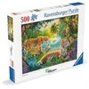 Dėlionė Ravensburger – tigrų šeima oazėje – 500p (12001384)