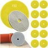 Realprices 10 deimantinių poliravimo diskų, 80 mm, porceliano plytelių šlifavimui su lipnia juosta, 150 vnt.