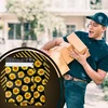 Realprices KURJERIO FOLIJOS PAKUOTĖS STIPRUS FOLIJOS VOKAI 255x370 SAULĖGRĄŽOS 50 vnt.