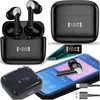 Realprices Belaidės „Bluetooth“ sportinės ausinės, skirtos bėgimui su „Powerbank“ mikrofonu