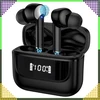 Realprices Belaidės „Bluetooth“ sportinės ausinės, skirtos bėgimui su „Powerbank“ mikrofonu