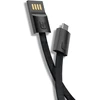 Realprices Kabelio įkroviklio raktų pakabukas, skirtas duomenims USB-C - USB-A greitasis įkrovimas