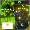 Realprices „Firefly“ saulės lempos, 2 dalys, 6 LED, prieblandos jutiklis, sodo lempa
