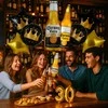 Realprices Gimtadienio balionų rinkinys vakarėliui „Corona“ alaus butelio gimtadienio dovana