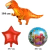 Realprices Dinozaurų gimtadienio balionų rinkinys gimtadieniams, vakarėliams, 5 vnt.