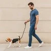 Realprices Nailoninis tempimo pavadėlis 140 cm ilgio dresūros pavadėlis vaikščiojimui