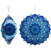 Realprices Kabantis suktukas-vėjo gaudyklės ornamentas 12 colių 3D mandala taikos sodui