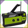 Realprices Radijo imtuvas RC-K-1394 su saulės elementu (FLASHLIGHT POWERBANK 4000mAh AM FM SOS USB)