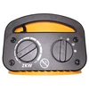Realprices Elektrinis šildytuvo pūstuvas 2 kW ventiliatorius, radiatoriaus termostatas 2000 W