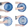 Realprices Kabantis suktukas-vėjo gaudyklės ornamentas 12 colių 3D mandala taikos sodui
