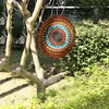 Realprices Kabantis suktukas-vėjo gaudyklės ornamentas 12 colių 3D mandala taikos sodui