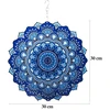 Realprices Kabantis suktukas-vėjo gaudyklės ornamentas 12 colių 3D mandala taikos sodui