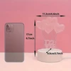Realprices Meilės širdelių 3D iliuzijos naktinė lemputė vaikų miegamajam dovanų USB