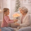 Realprices Muilo rožių rožinis LED rinkinys Valentino dienos, moterų dienos dovanai gimtadieniui