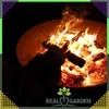 Realprices Sodo laužavietė „Brilla Cauldron“, plienas, juodas, didelis, 55 cm