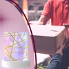 Realprices STIPRI KURJERIO POLIMENTINIAI VOKAI 255X370 VIOLETINIO AUKSO 50 VNT.