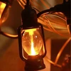 Realprices Šviesų girlianda, dekoratyvinės LED lempos, 10 vnt. sodo žibintų, 10 cm, 5 m