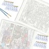 Realprices Tapyba skaičiais paveikslas su rėmeliu „pasidaryk pats“ rinkinys teptukai dažų drobė 40x50