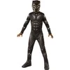 Rubies Rubinai - Marvel kostiumas - Juodas Panther (132 cm)