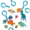 SES Creative - susitraukianti folija - dinozaurų raktų pakabukai - (S14294)