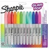 Permanentiniai žymekliai Sharpie Fine Glam Pop 12 spalvų - 2198780