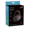 „Speedlink CONUX RGB“ stereo žaidimų ausinės – skirtos PC / PS5 / PS4 / Xbox Series X / S / Switch / OLED / Lite, juodos