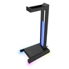 Ausinės Speedlink - EXCELLO NX RGB ausinių stovas, USB 2.0 šakotuvas, juodas
