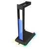 Ausinės Speedlink - EXCELLO NX RGB ausinių stovas, USB 2.0 šakotuvas, juodas