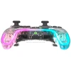 „Speedlink RAIT NX RGB“ belaidis/laidinis žaidimų pultas, skirtas asmeniniams kompiuteriams, „Android“ ir „Switch OLED“ bei „Lite“ įrenginiams, skaidrus ir skaidrus.