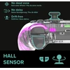 „Speedlink RAIT NX RGB“ belaidis/laidinis žaidimų pultas, skirtas asmeniniams kompiuteriams, „Android“ ir „Switch OLED“ bei „Lite“ įrenginiams, skaidrus ir skaidrus.