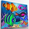 Splat Planet paveikslas iš modelino, Jūra 30x40cm