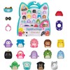 SQUISHMALLOWS SQUISH-A-LONGS kolekcinės figūrėlės, 14 vnt., 2,5 cm