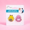„Squishmallows“ – 2 ženkliukai „Sunny &amp; Auggie“ – ryškios