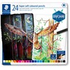 Staedtler - Soft Colored Pieštukas, 24 pcs (149C M24)