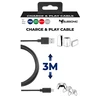 Subsonic Charge PS5, X BOX serija, jungiklis 3 metrai