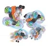 Tec Toy Crazy Tumbler - Akrobatinis automobilis su žibintuvėliu - Radiovadomas 2,4 GHz - Oranžinis (534444)