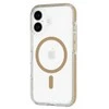 Dėklas Tech21 – Evo Crystal – Dangtis – iPhone 16 – MagSafe – Auksinis