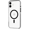 Dėklas Tech21 – Evo Crystal – Dangtis – iPhone 16 Plus – MagSafe – juodas