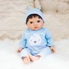 TINY TREASURES - Mėlyna Bear Doll Brown Hair (30543)
