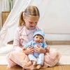 TINY TREASURES - Mėlyna Bear Doll Brown Hair (30543)