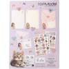 Top Model TOPModel - Letter Set CAT LOVE - Soft Violetinė