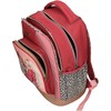Top Model TOPModel - School Backpack LEOHEART - Rožinė, Berry Raudona, Brown