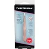 Tweezerman – įstrižas pincetas – rožinis auksas