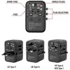 Verbatim kelioninis adapteris EU/UK/US GaN 2xUSB-A/2xUSB-C PD 65W UTA-05 juodas 32120