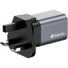 Verbatim - GNC-35 GaN Charger 2 Port 35W USB-A/USB-C