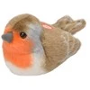 Wild Republic - Plush Toy Bird With Sound 18 cm European Robin (808034)