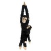 Wild Republic - Plush Toy Hanging Monkeys Chimpanzee Monkey With Baby (808137)